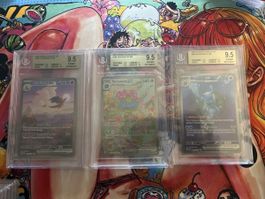 Pokemon 151 Trio BGS 9.5 (set of 3)