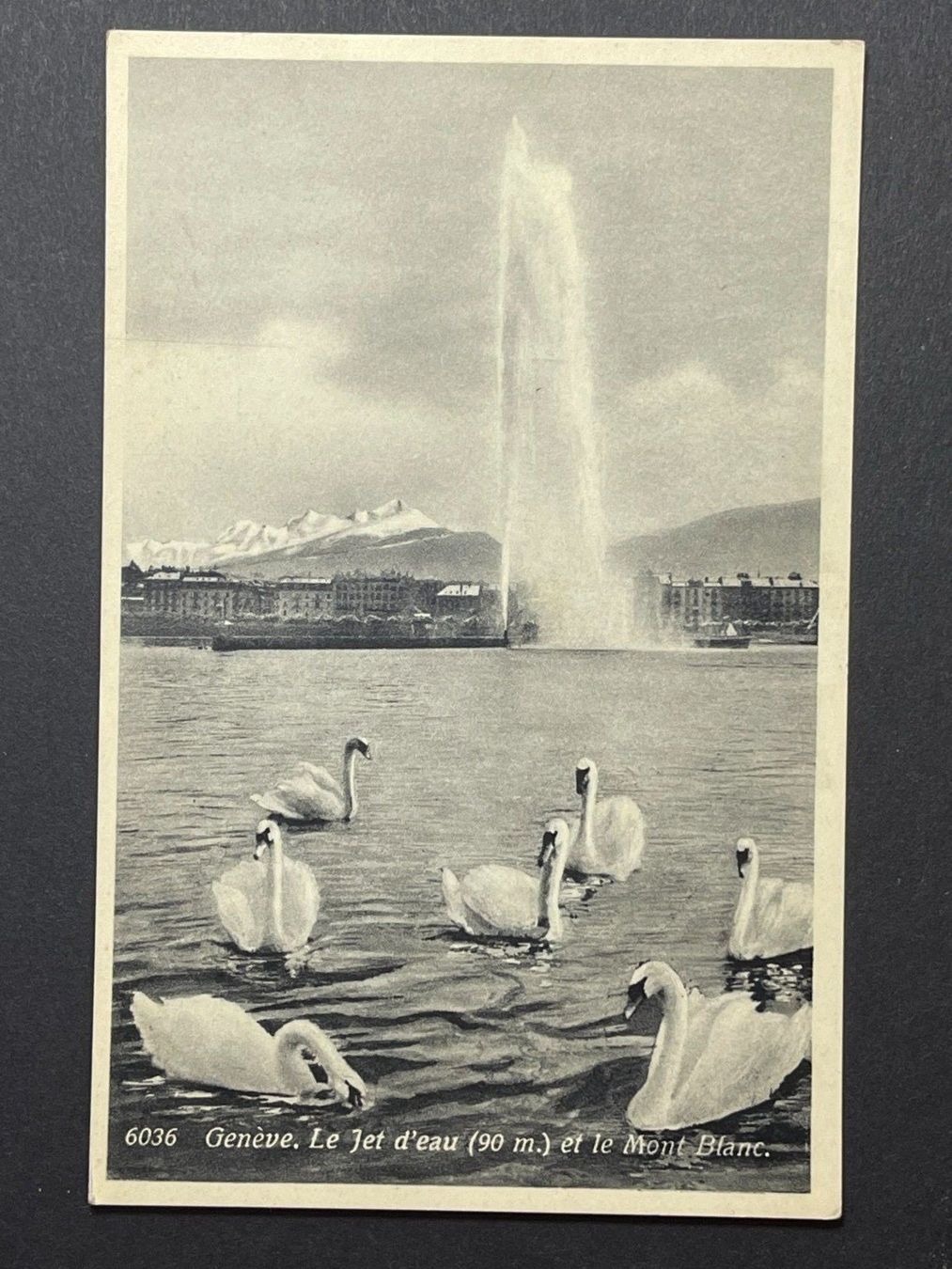 Ansichtskarten: Genève - Le Jet d'eau – Gebraucht aus Steg VS von _vinci_
