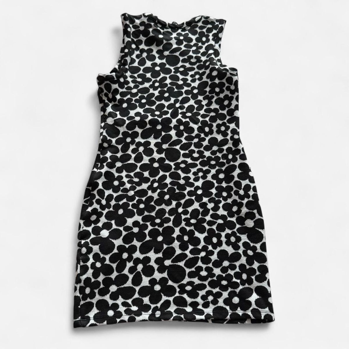 H&M Vestiti: Black & White/Grey Floral Mini Dress – Nuovo (secondo la descrizione) da Basel venduto da 1moonstar 3