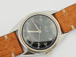 Musette Guy Robert Vintage Militär Herrenuhr Handaufzug