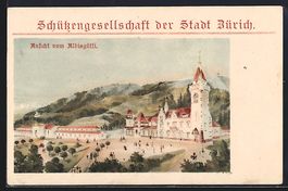 Zürich, Schützengesellschaft, Ansicht 