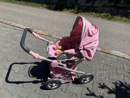 NPuppenwagen Baby Born pink guter Zustand