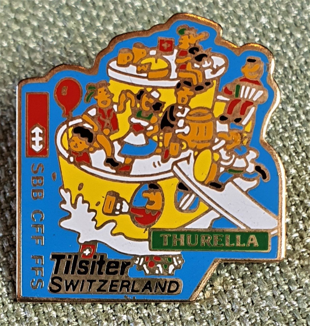 Pins: B256 - Pin SBB Thurella Tilsiter Swiss – D'occasion à Reinach BL par Boston-Verkauf
