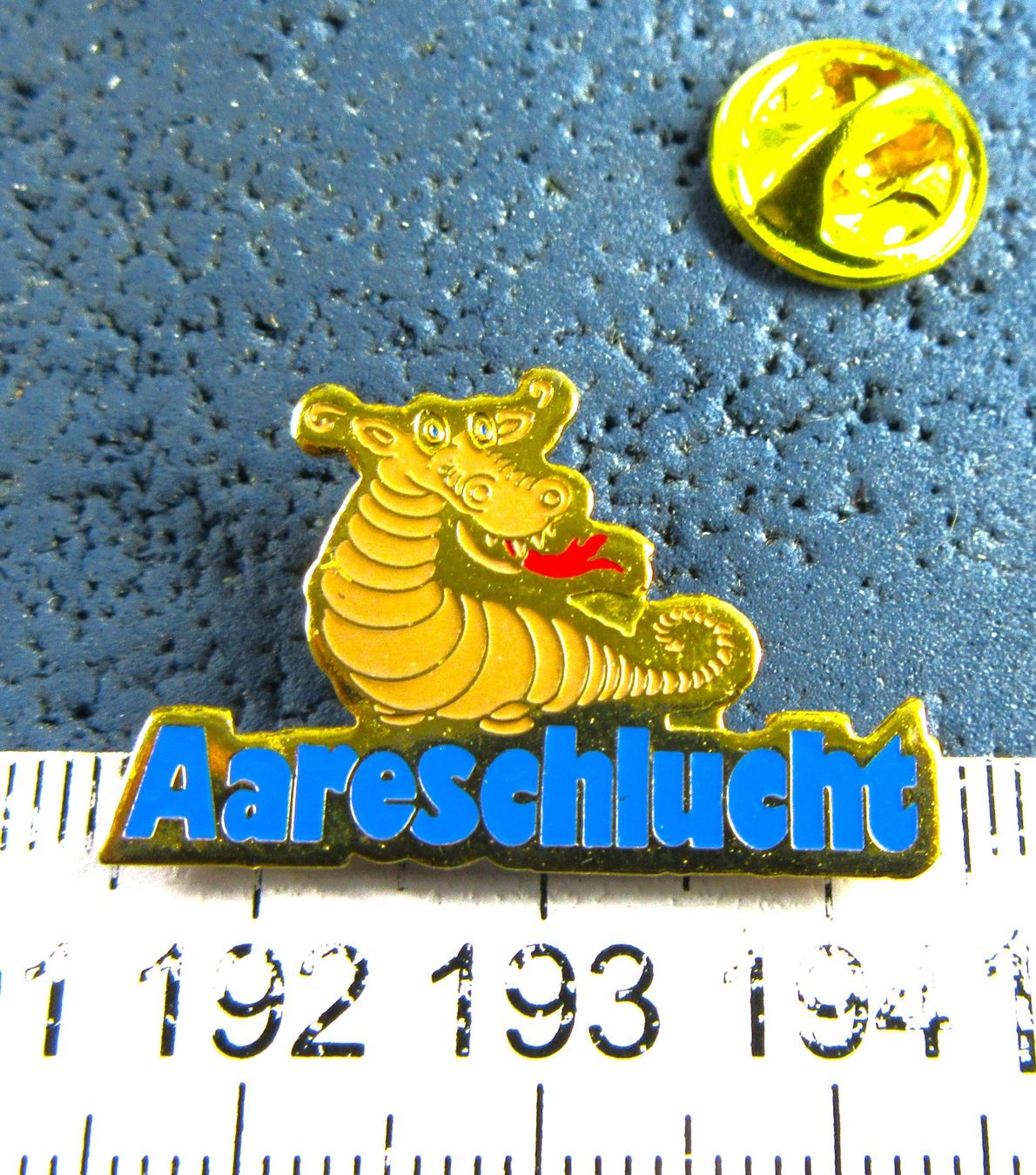 Swiss Placchette & Badge: AARESCHLUCHT NESSI PIN – Usato da Ettingen venduto da Hausi4711