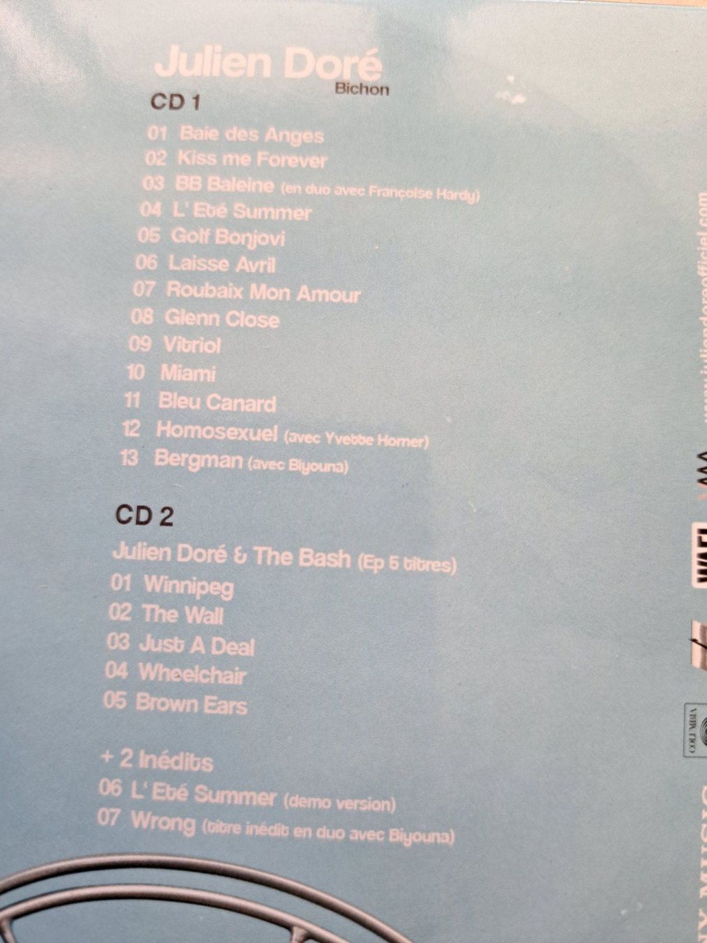CDs: Cd Julien Doré - Bichon – Gebraucht aus Pully von bro_n52j 3