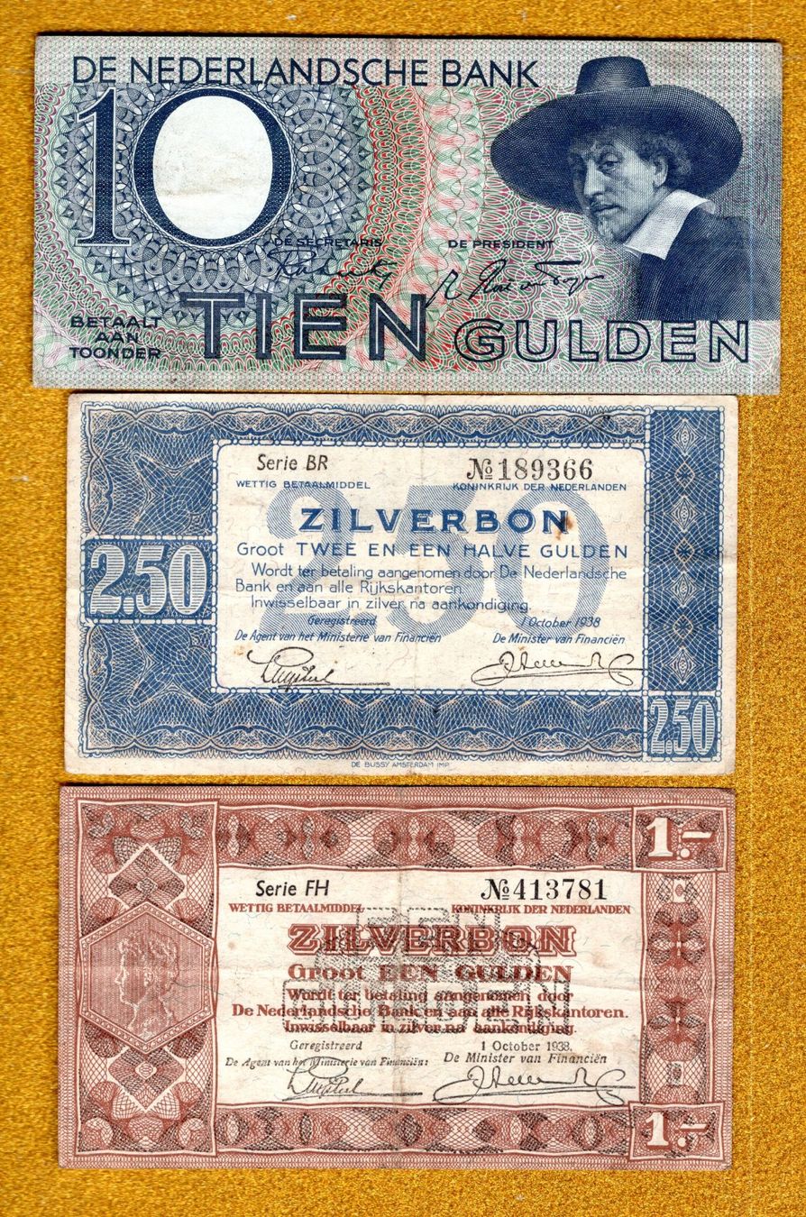 Billets de banque: Netherland noten 3 stück – D'occasion à Leibstadt par baroc333