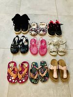 Lot 9 paires de chaussures fille taille 25