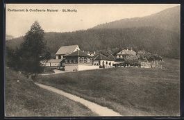 St. Moritz, Blick auf Restaurant-Confise