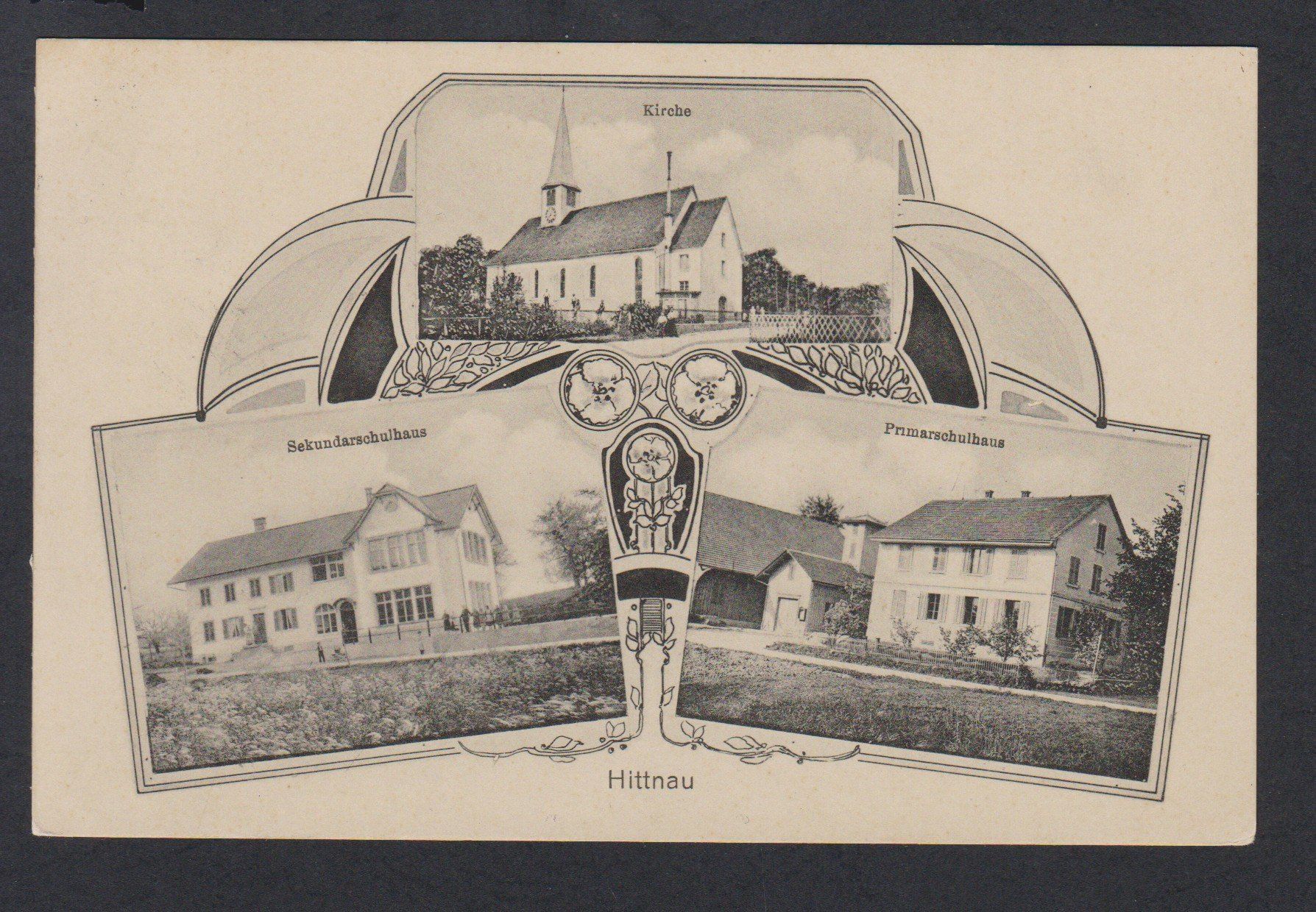 Cartoline postali: Hittnau  ZH   :   alte 3-Bild - Ansichtskarte von 1925 – Usato da Vitznau venduto da Ropaku