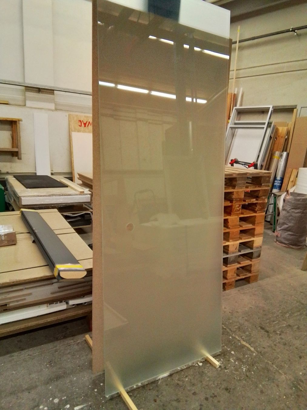 Türen: ESG Glasschiebetür satinato – Neu (gemäss Beschreibung) aus Thierachern von carpenter1602
