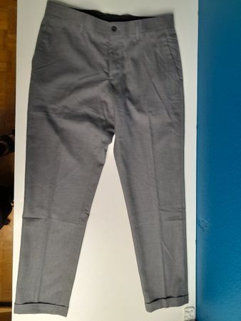pantalon zara taille 42 gris