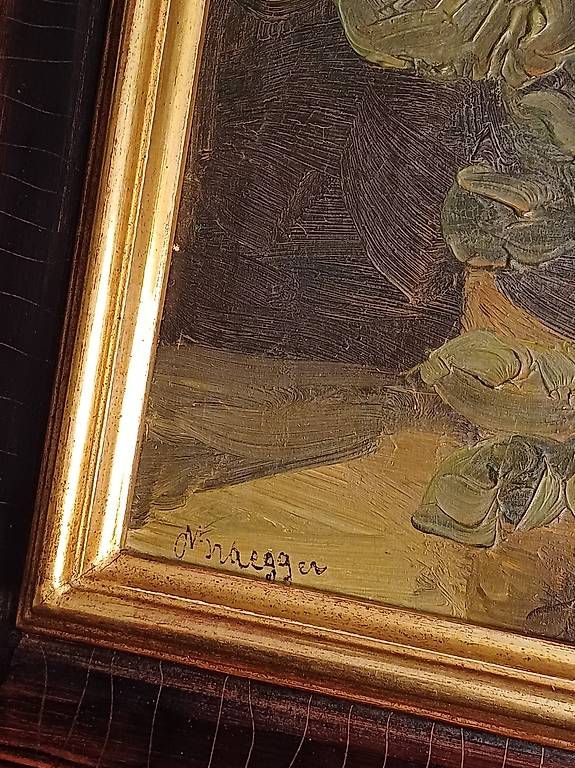Dipinti: Pethunien Braegger Carl 1875 -1907 – Usato da Thalwil venduto da alpi40 1
