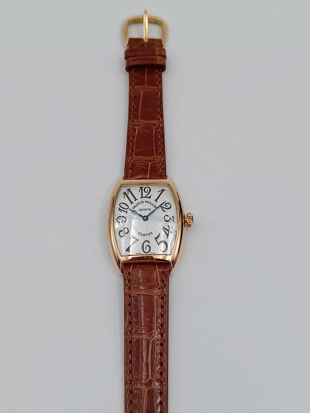 Franck Muller Orologi: FRANCK MULLER "CURVEX"  IN 750 ROSÉGOLD, FULLSET – Usato da Luzern venduto da EdiGem 1