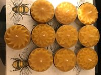 Teelichter Bienenwachs 10 Stück