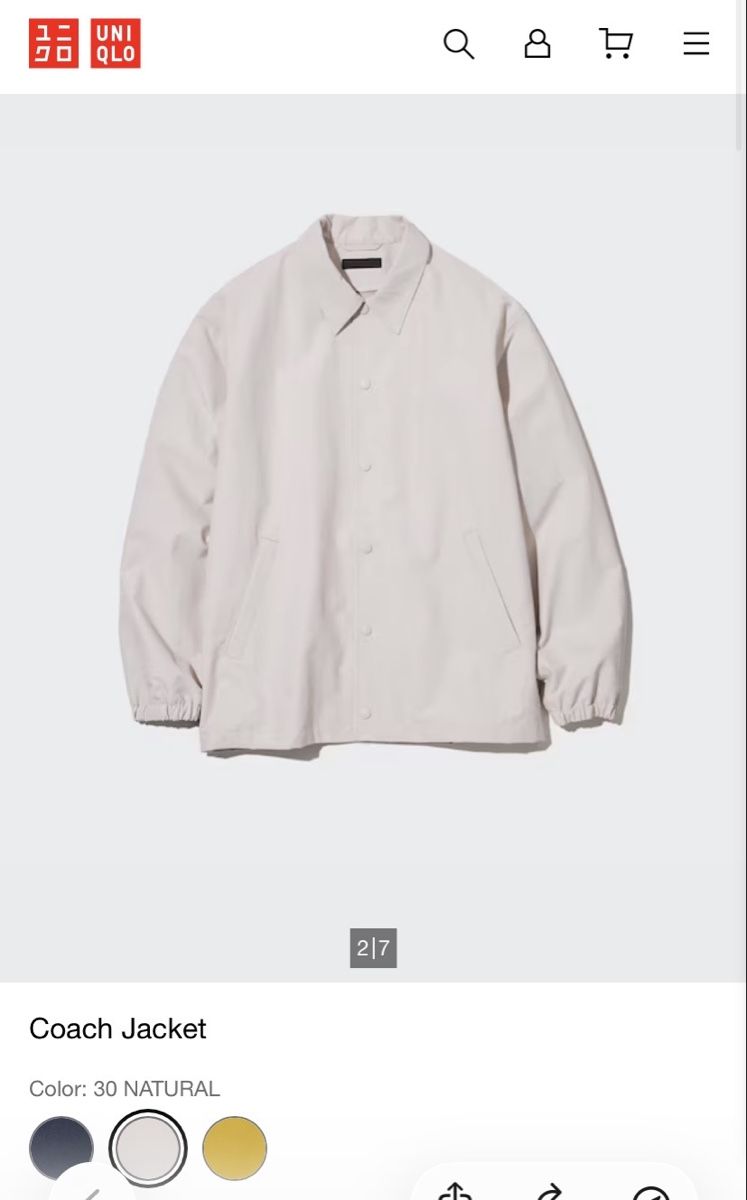 Uniqlo Giacche: Coach jacket - Uniqlo, Gr. S – Usato da Zürich venduto da celinegant 3