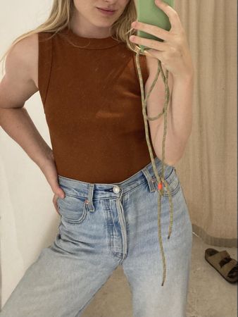Women's Tank Top Ribbed Sleeveless