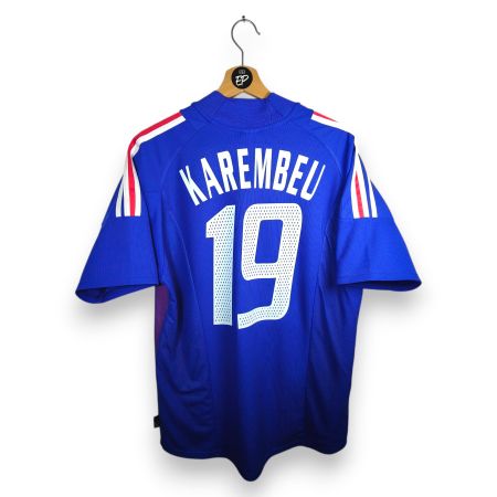 Original 2002-04 France Home Trikot Karembeu #19