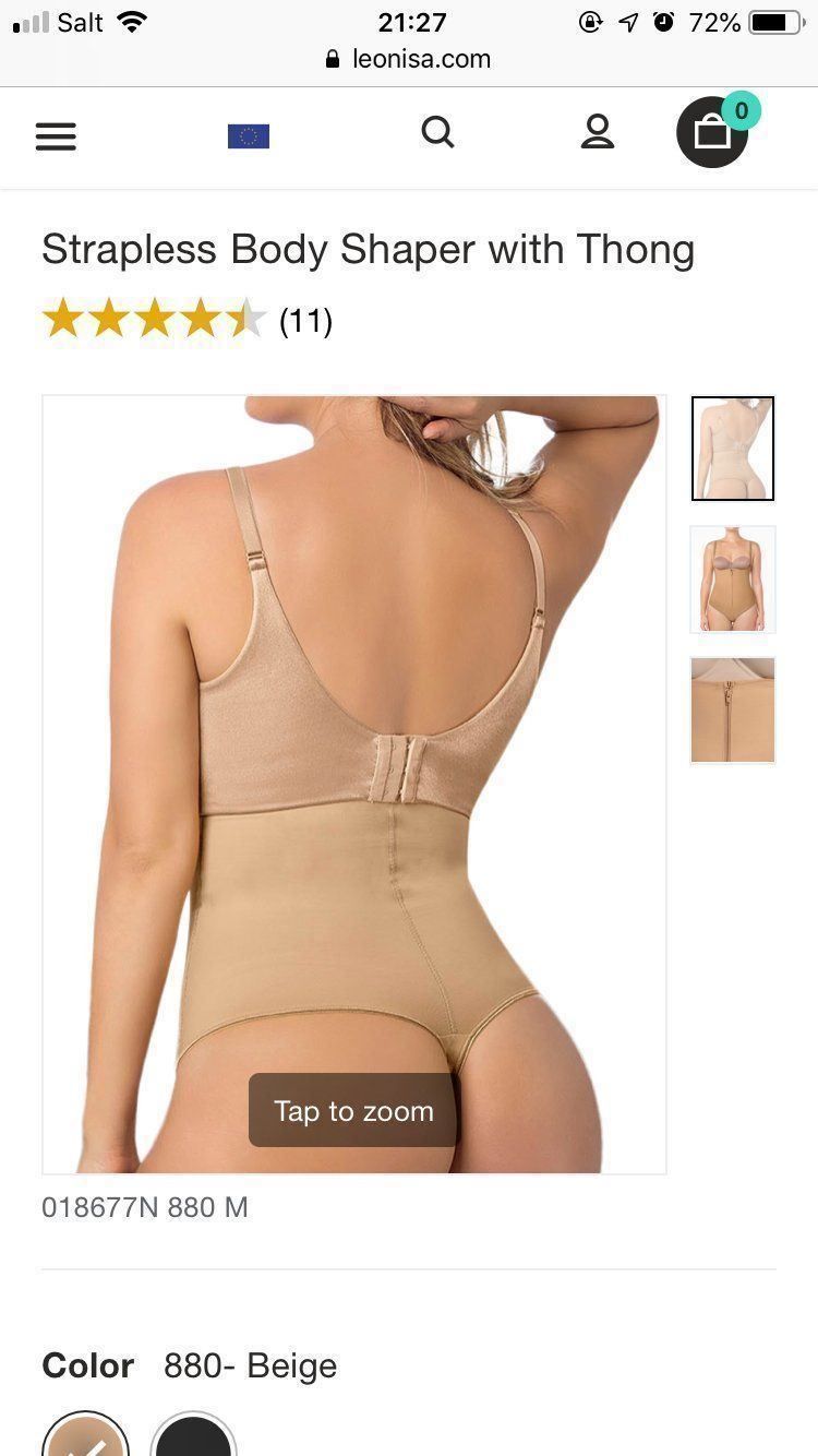 Altra biancheria intima: Trägerloser Body Shaper mit Thong M – Usato da Dübendorf venduto da Levintreyer