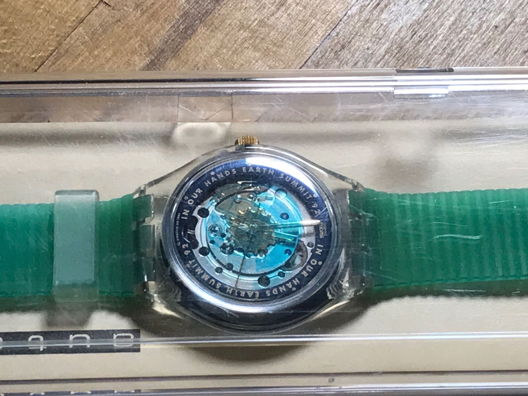 Swatch Orologi: Swatch Automatic Earth Summit '92 Uhr neuwertig – Nuovo (secondo la descrizione) da Erlinsbach SO venduto da Adela016 3
