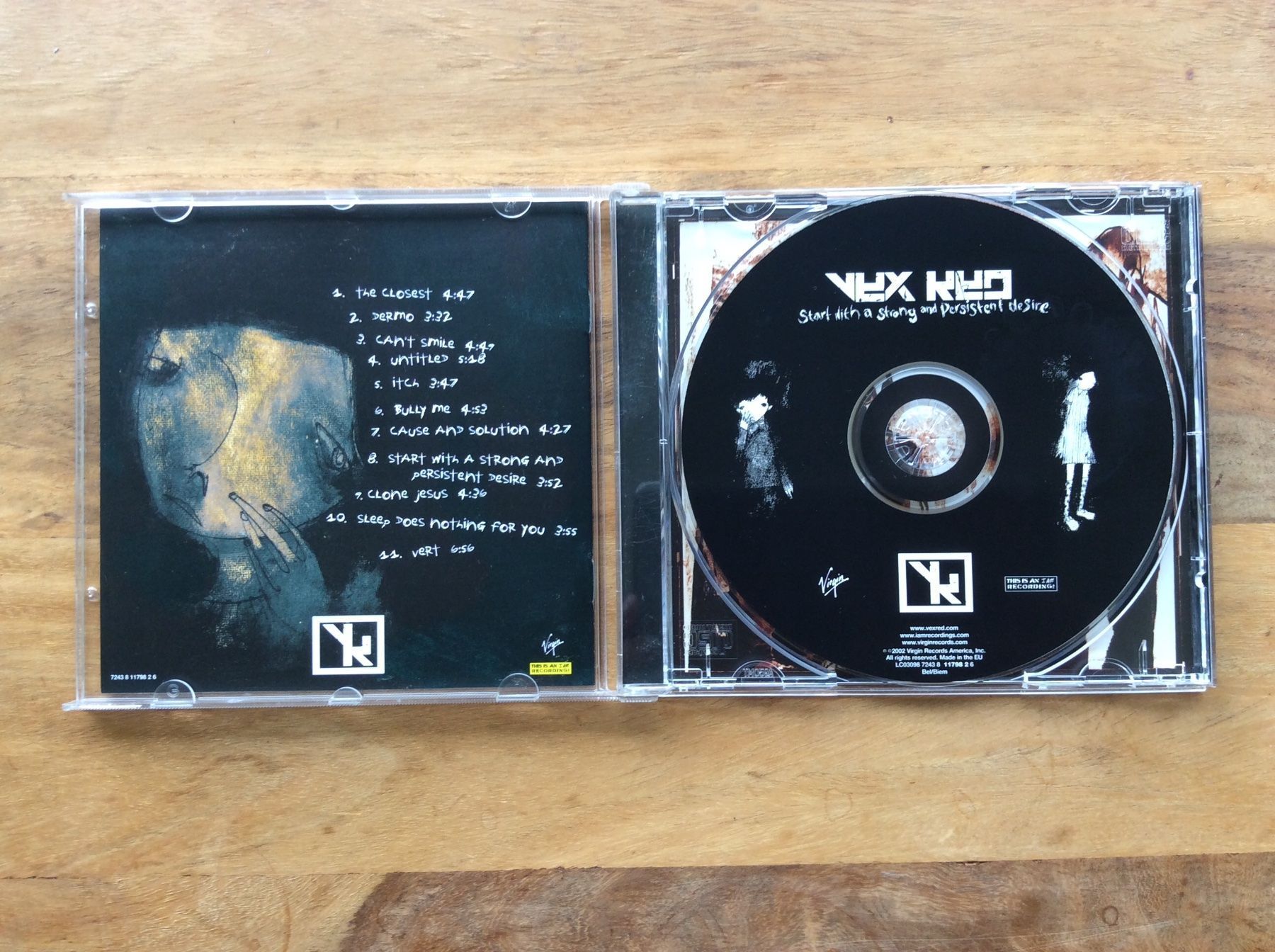 CD: Vex Red - Start With A Strong And Persistent Desire – Usato da Horgen venduto da flyingpenguin2000 1