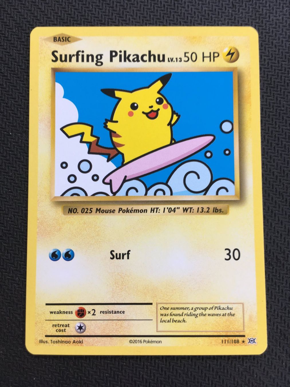 Pokémon Carte collezionabili: Pokémon - Surfing Pikachu - EVO 111 - Evolutions - EN – Usato da St.Gallen venduto da Punktchen01