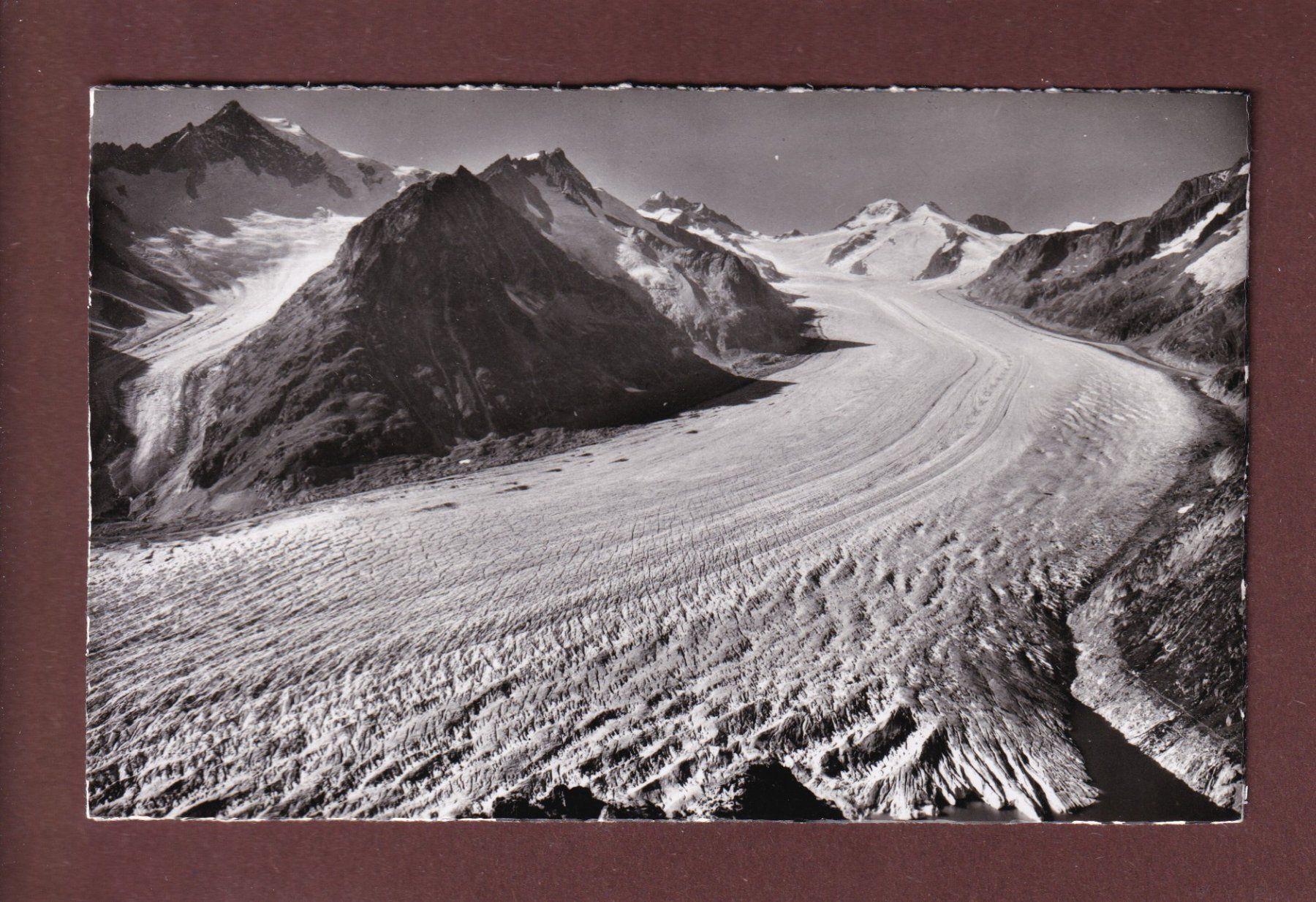Ansichtskarten: Eggishorn - ALETSCHGLETSCHER – Gebraucht aus Pully von nicecards-shop