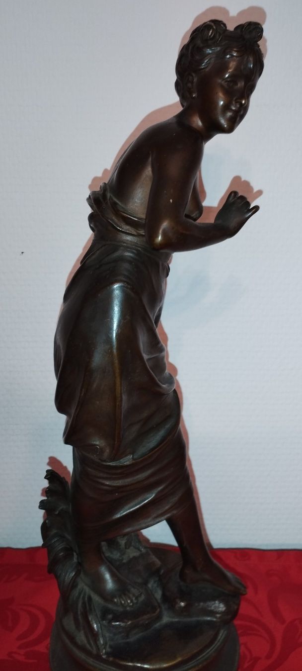 Skulpturen & Statuen: Antique sculpture en bronze signe . – Gebraucht aus Praz (Vully) von pikuluka1 2