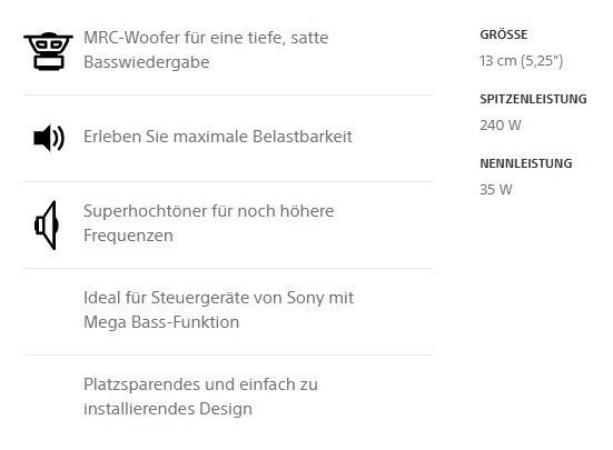 Sony Lautsprecher: *** 3WAY SPEAKER - AUTOBOXEN *** – Gebraucht aus Freienwil von Ckuich 2