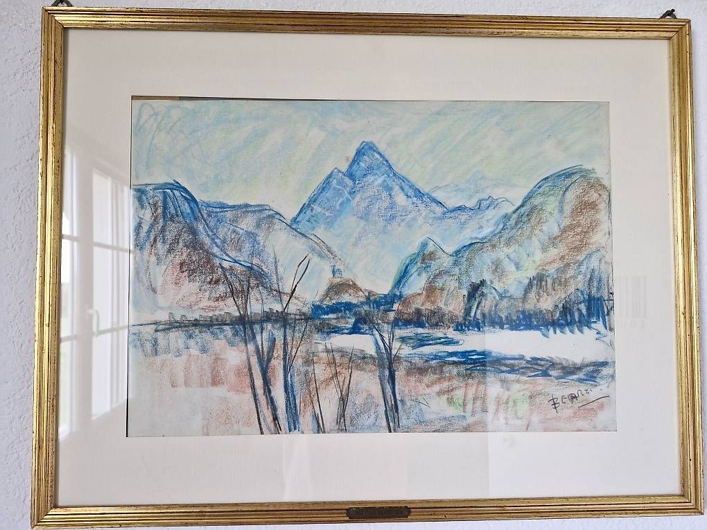 Gemälde: Cadre Pastel d'Italo Bearzi – Gebraucht aus Fey von Vagabond4