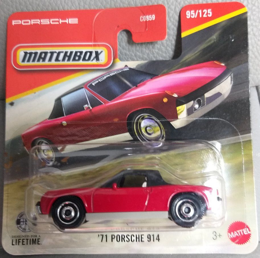 Porsche Modellini d'auto: Matchbox Porsche 914 – Nuovo e nell'imballaggio originale da Brugg AG venduto da Evilweevil