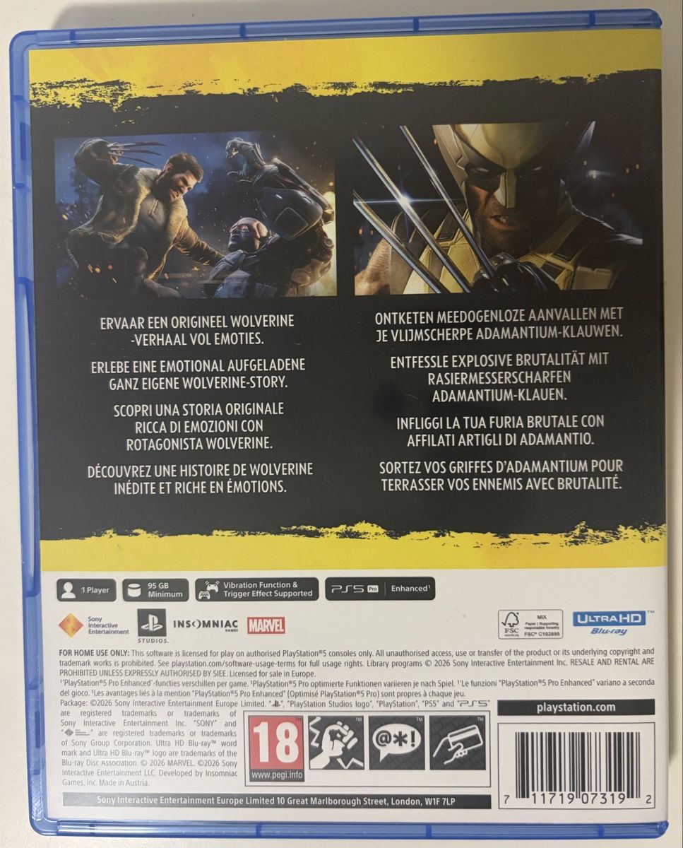 Giochi: MARVEL‘S WOLVERINE – Nuovo (secondo la descrizione) da Affoltern am Albis venduto da nioreh1 1