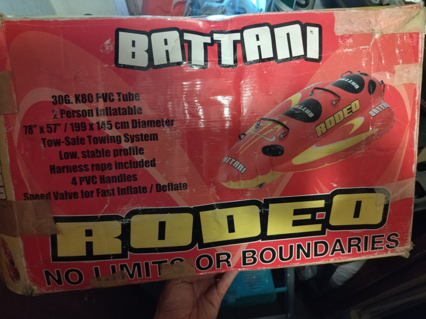 Salvagente: Funtube Battani Rodeo 199x145cm – Usato da Hausen AG venduto da Vugri 1