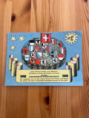 alte Broschüre Schweizerische Bundesverfassung