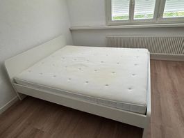 Bett Ikea 160x200 cm, Lattenrost, Matratze