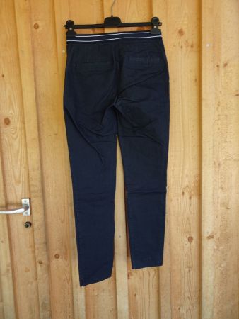 Dunkelblaue Zara stretch Hose Gr. XS - 221029