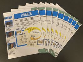 Lindner Uniplate Folien für Briefmarken, etc