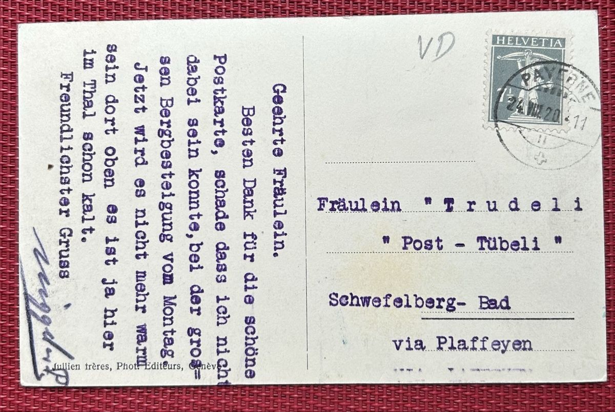 Cartoline postali: Payerne Grand Rue – Usato da Horw venduto da Tellbub 1