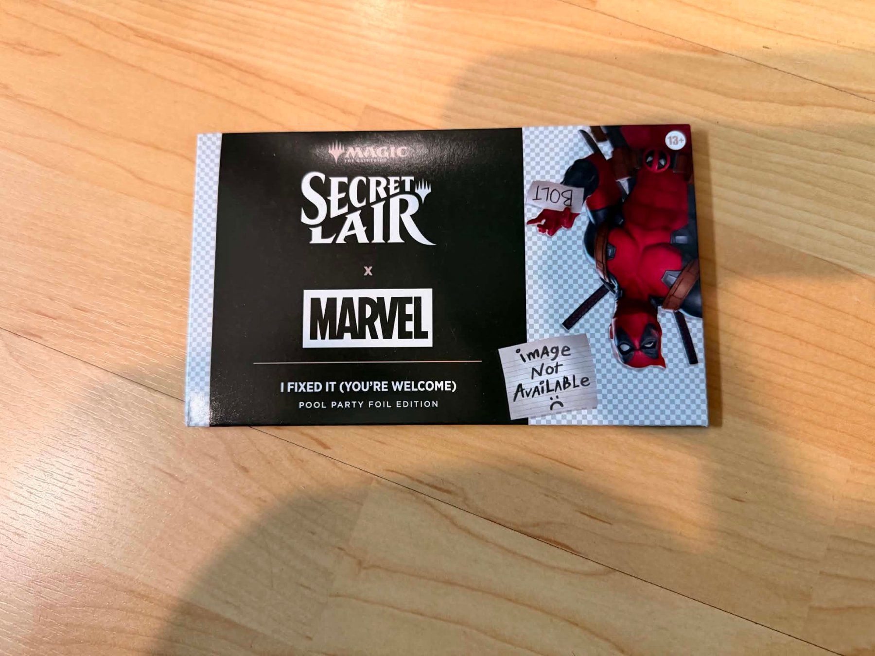 Magic The Gathering Sammelbilder & Trading cards: Magic the Gathering Secret Lair Marvel Deadpool Foil Edition – Neu und originalverpackt aus Giubiasco von Ticinerd