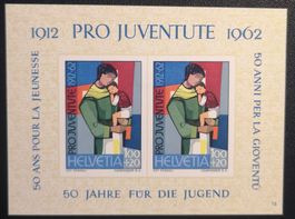 1962, SBK 199, Block Pro Juventute, ungestempelt