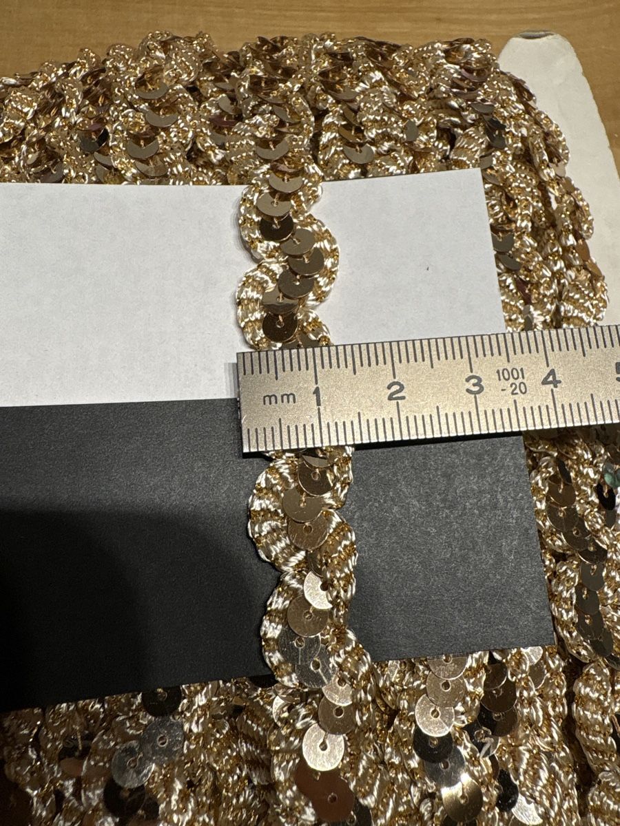 Stoffe: Textilband Bordüre mit Pailletten – Neu (gemäss Beschreibung) aus Rümlang von Sambas19 1