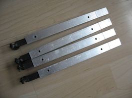 AWESO Stahlguss Gestellkonsolen Aluminium