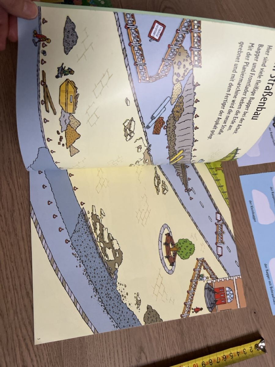 Bücher: Usborne: Mein erstes Stickerbuch Bagger mit Stickern! – Gebraucht aus Oensingen von katepe 3