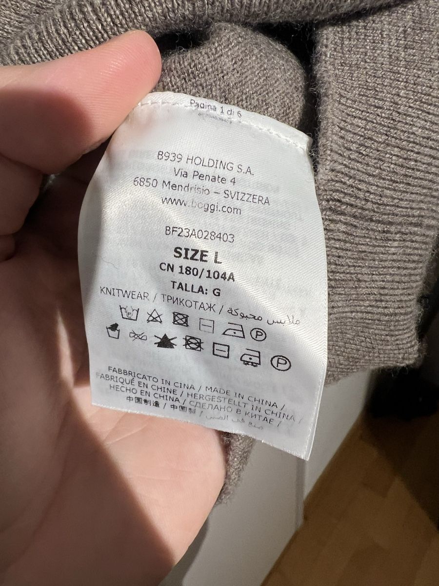 Boggi Maglioni & Felpe: Boggi Quarterzip Taupe/Braun – Nuovo (secondo la descrizione) da Pfäffikon SZ venduto da pdroth 2