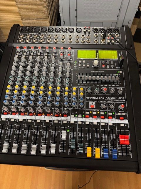 Dynacord Console di mixaggio: Dynacord Mischpult CMS 800-3 – Usato da Suhr venduto da Audiobruno 1