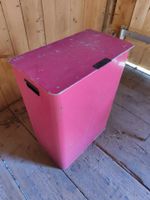 MEWA Wädenswil Wäschekorb Aluminium pink vintage