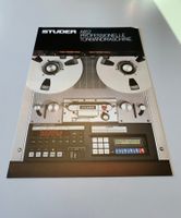 SELTEN ORIGINAL STUDER A812 PROF. TONBANDMASCHINE KATALOG