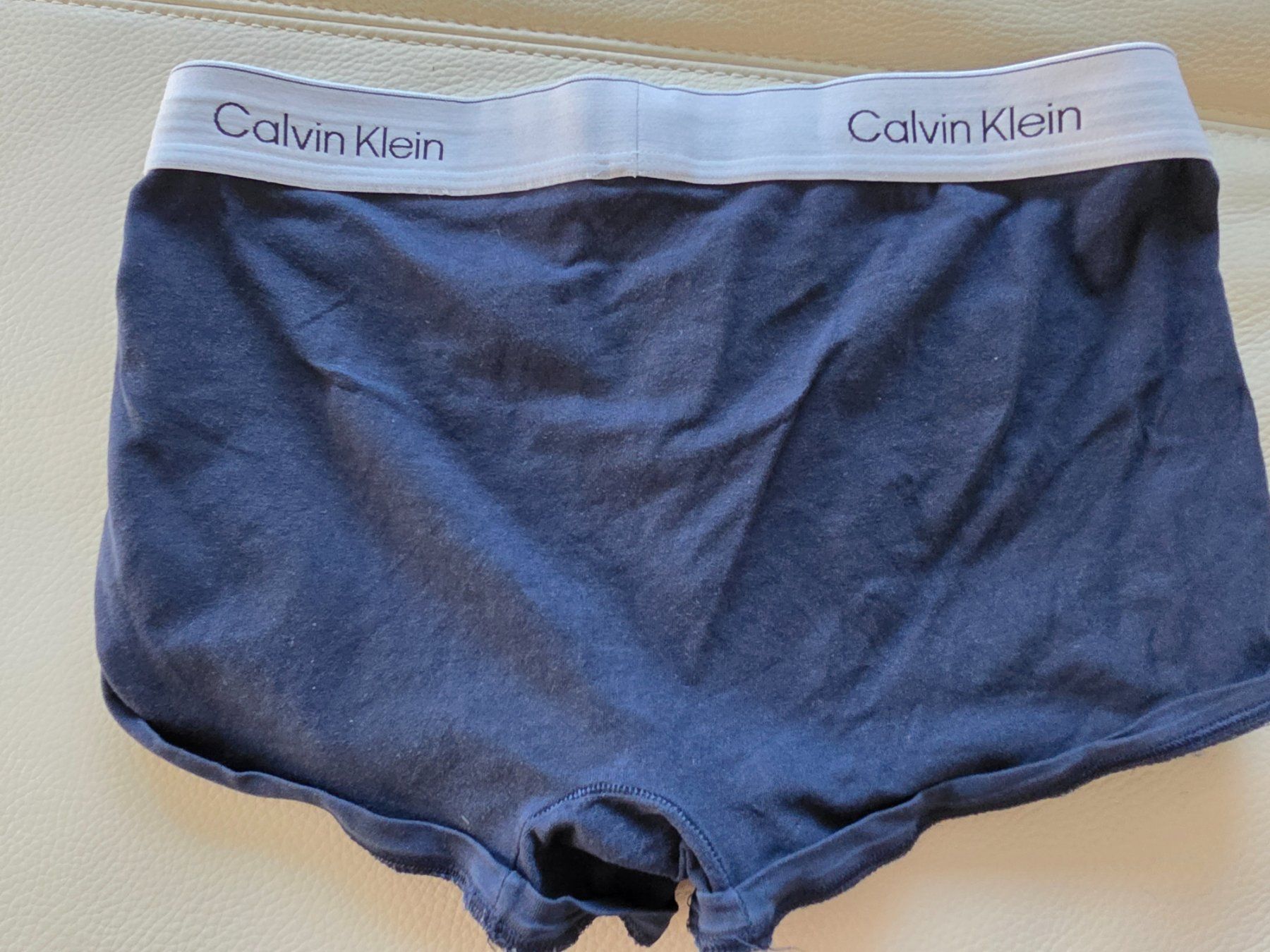 Calvin Klein Unterwäsche: Calvin Klein Unterhose dunkelbau Gr. M – Gebraucht aus Willisau von dor_xp9g 1