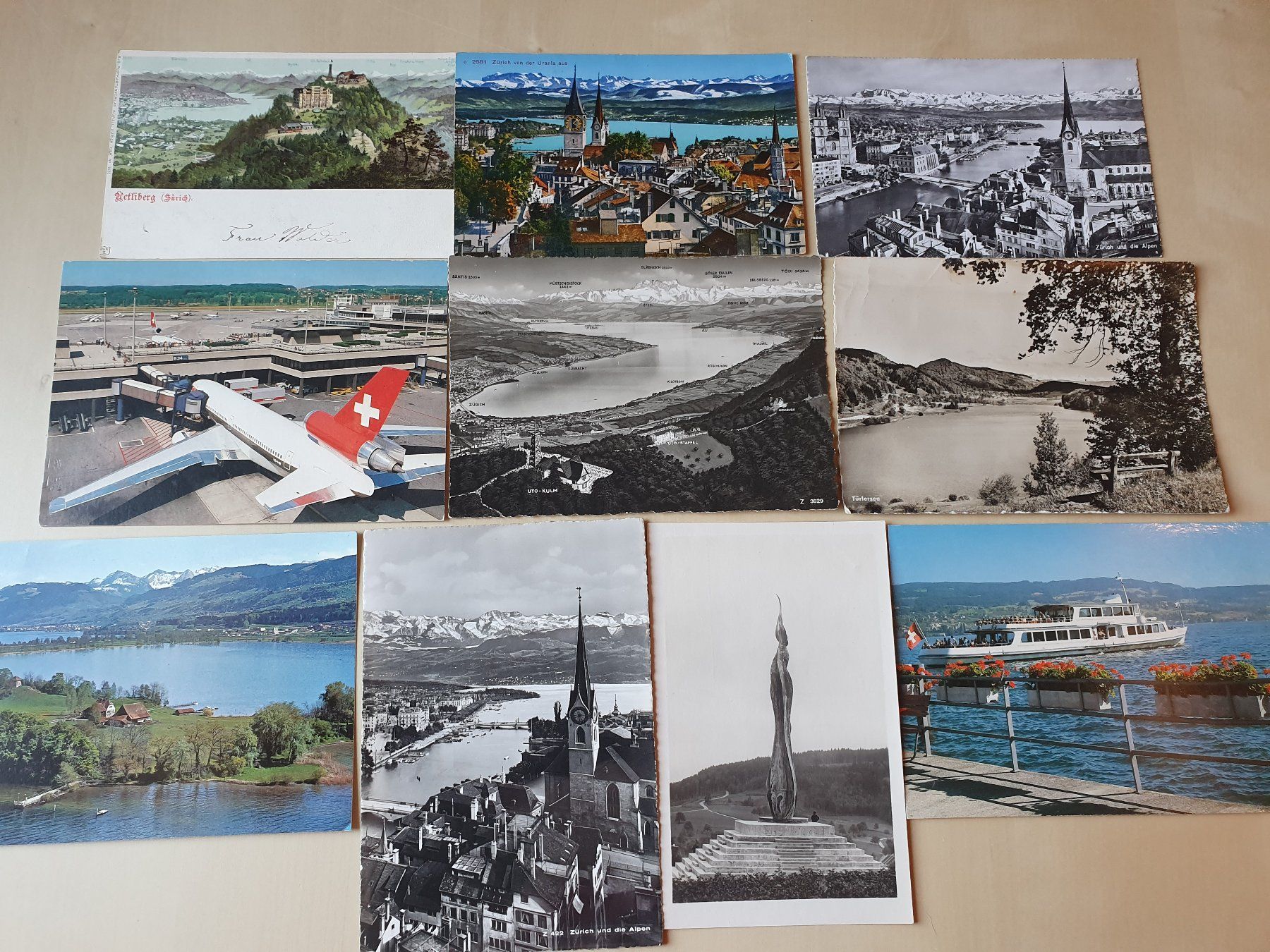 Ansichtskarten: 10 x Karten Zürich ab 1900 – Gebraucht aus Stansstad von collectorsshop