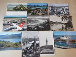 10 x Karten Zürich ab 1900