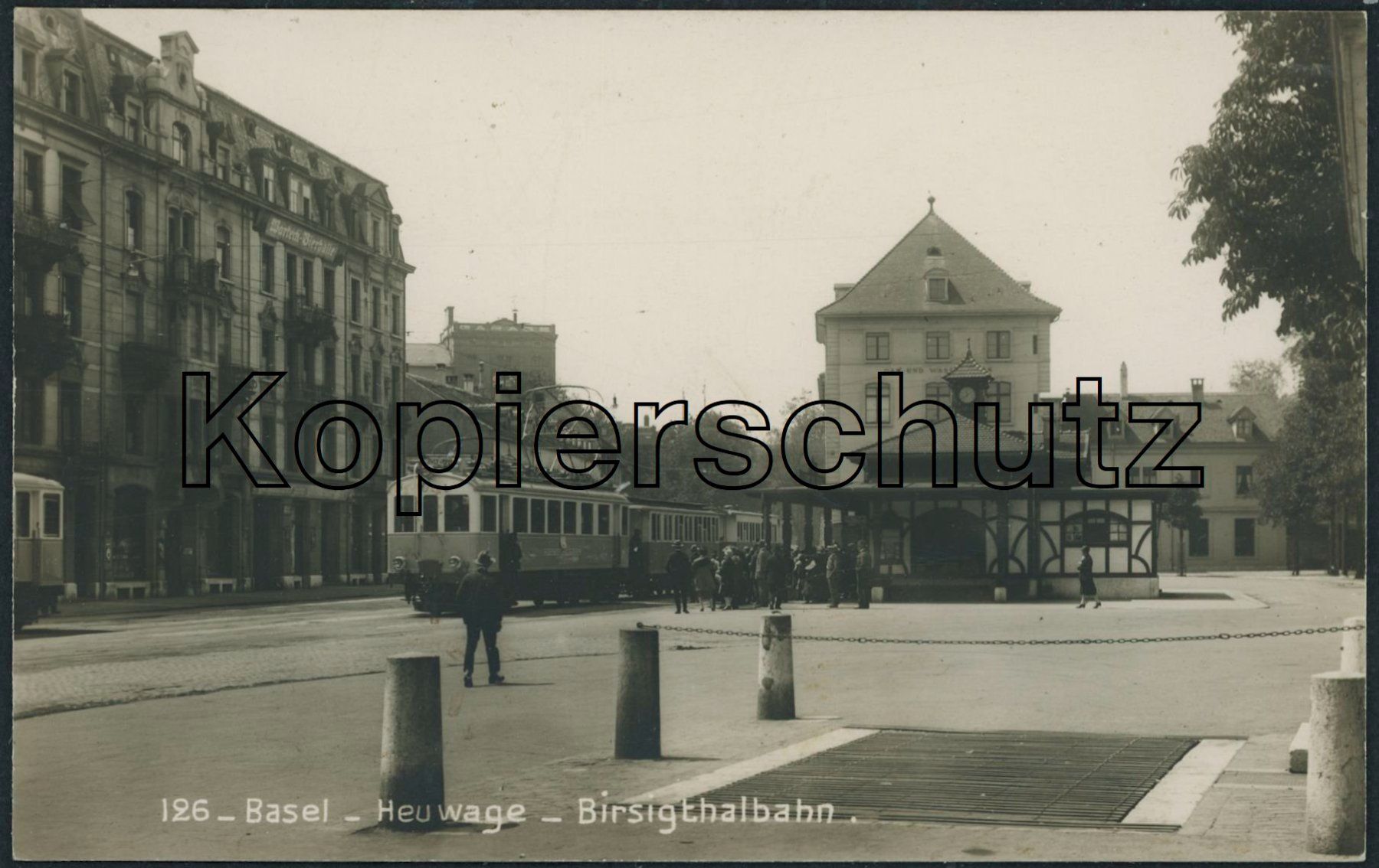 Ansichtskarten: BS Basel - Bahnhof - Bahn BTB – Neu (gemäss Beschreibung) aus Schindellegi von stationary